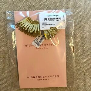 BRAND NEW WITH TAGS MINI MADELINE GOLD EARRINGS